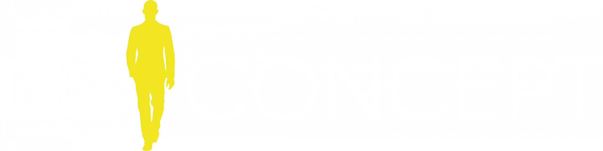 Logo blanc DJ jaune sans fond DJ Concept